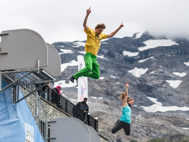 Bagjump at Trübsee
