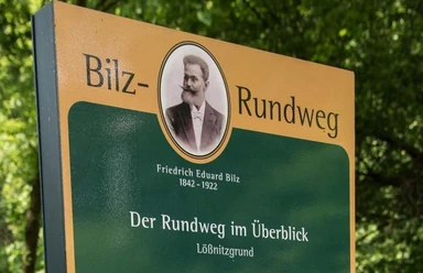 Infoschild Bilz-Rundweg