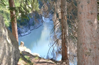 Blick auf den Stausee