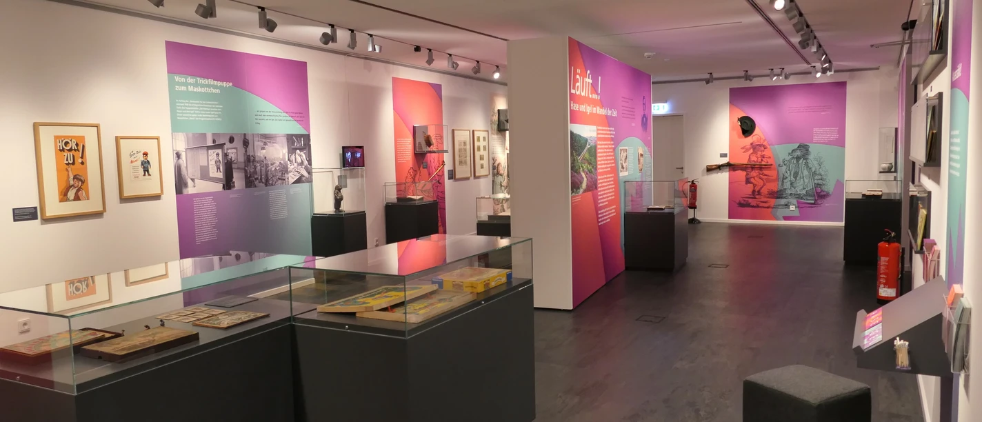 Ausstellung im Buxtehude Museum - Läuft Hase und Igel im Wandel der Zeit
