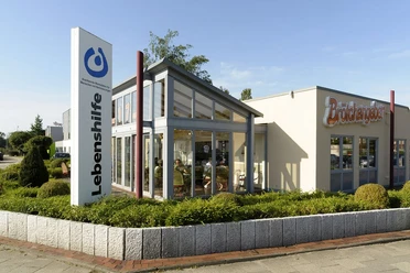 Außenansicht Bistro Brötchengeber der Lebenshilfe Bremerhaven