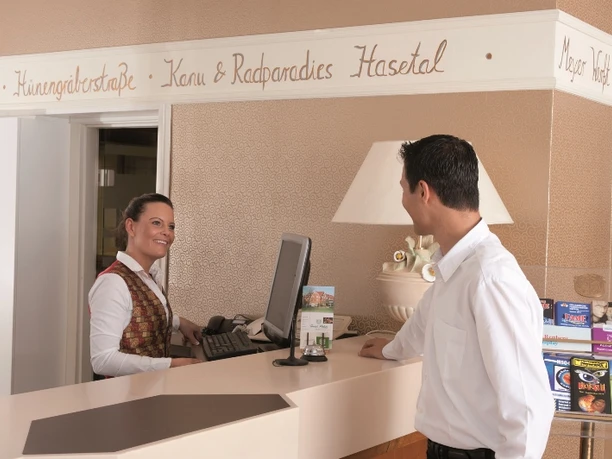 Hotel Pöker Rezeption