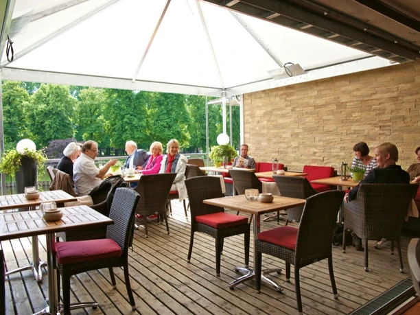 Bootshaus Balkon-Terrasse