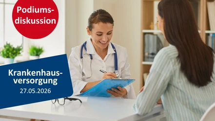 Plakat Krankenhausversorgung