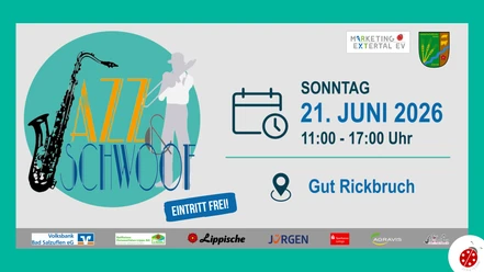 Plakat Jazz auf Gut Rickbruch Plakat Jazz auf Gut Rickbruch