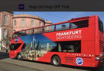Frankfurt Sightseeing GmbH - Bus Roter Hop-on-Hop-off-Bus vor Oper Frankfurt