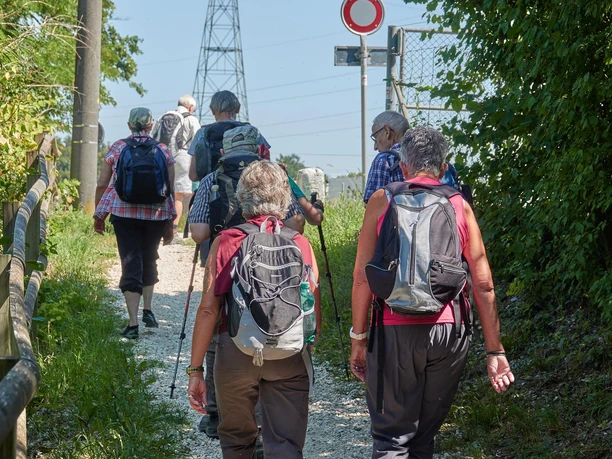 Wandern mit einer Gruppe