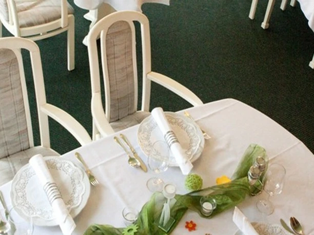 Restaurant Hotel Lange The picture shows an interior shot of the Hotel Lange restaurant