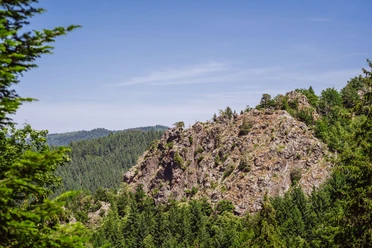 Blick auf den Lautenfelsen
