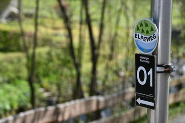 Wegweiser Ostwiger Rundweg & Elpeweg