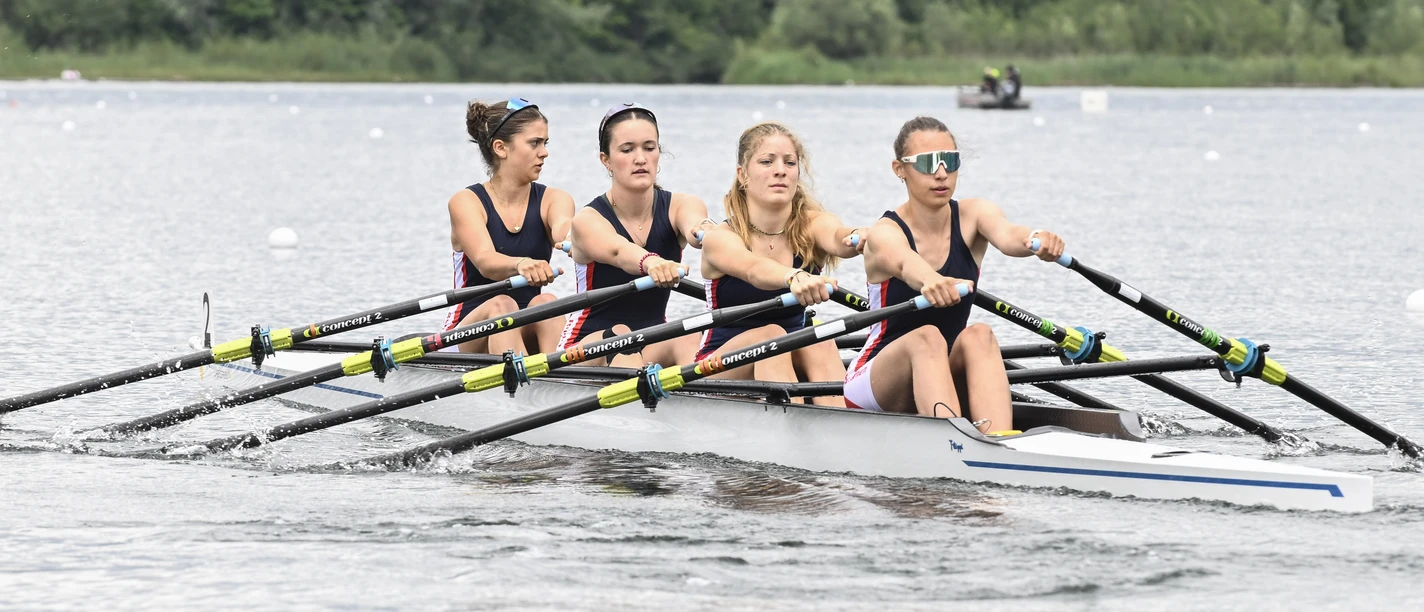 2025 Doppelvierer U19 Ruderclub Sarnen, Bild Ralf Blase