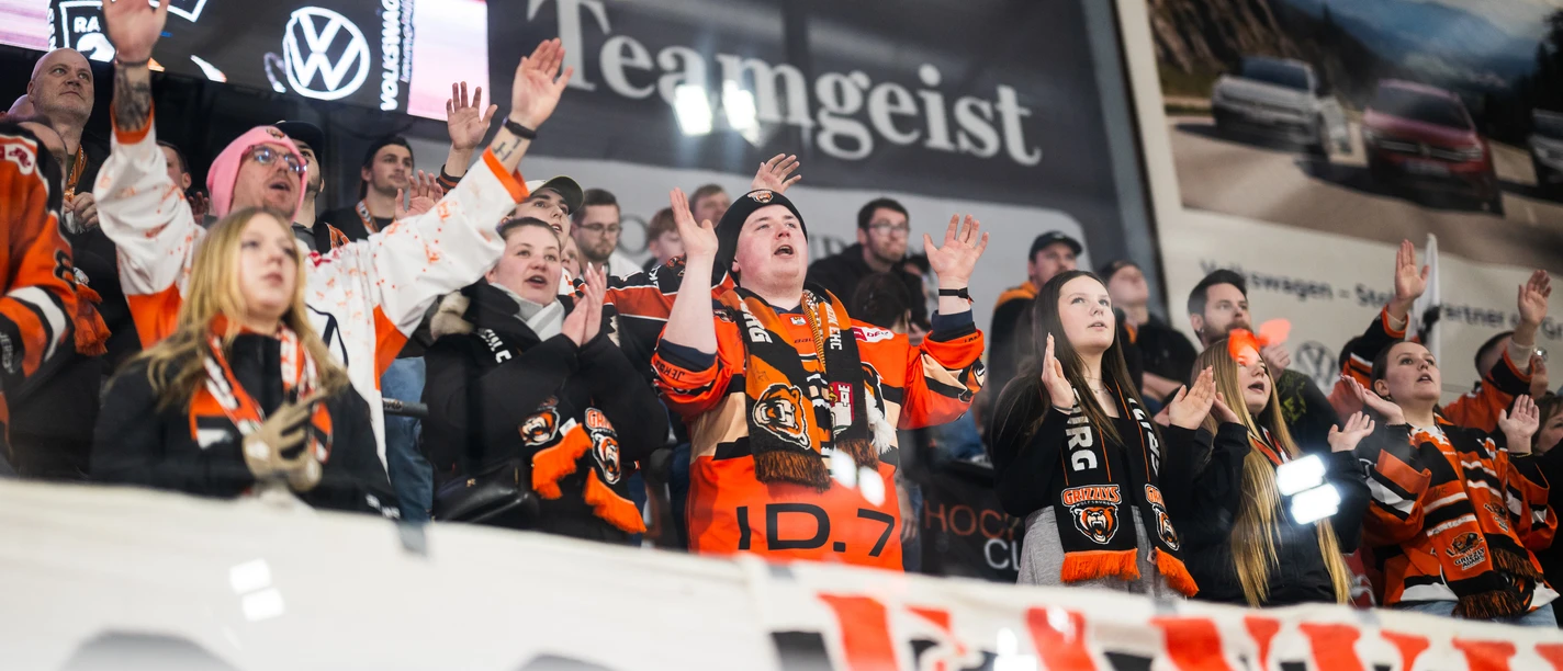 Grizzlys Fans im Stadion