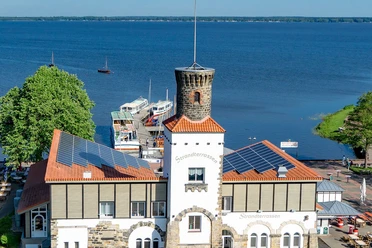 Strandterrassen aus Richtung Südost Parkplatz