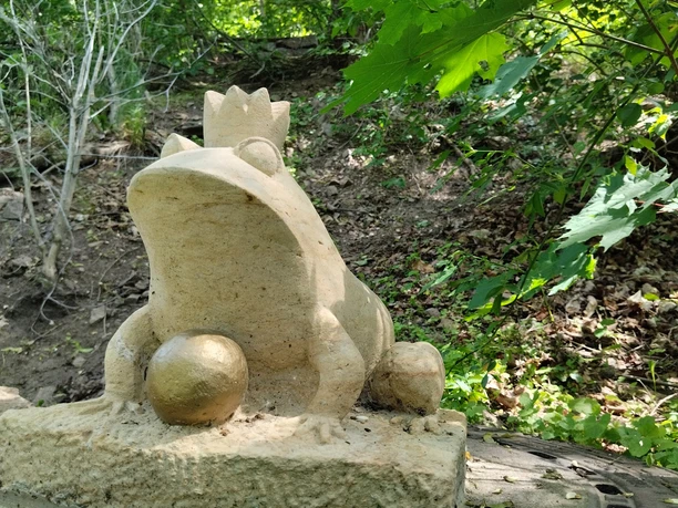 Froschkönig am Wasserstollen