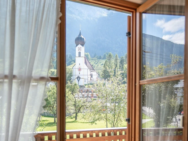 Blick vom Balkon
