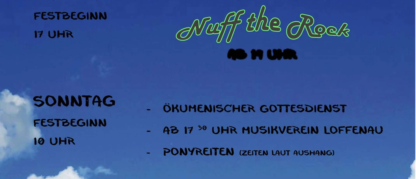 Plakat Gartenfest