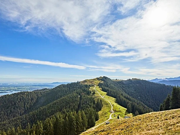 Blick in Richtung Staffelsee und Hintere Hörnle