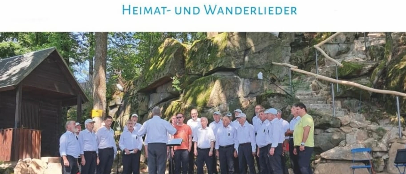 Bergsteigerchor Man sieht den Bergsteigerchor vor Felsen