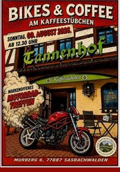 Plakat Bikes & Coffee am Kaffeestübchen