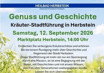 Genuss und Geschichte Kräuter-Stadtführung in Herbstein