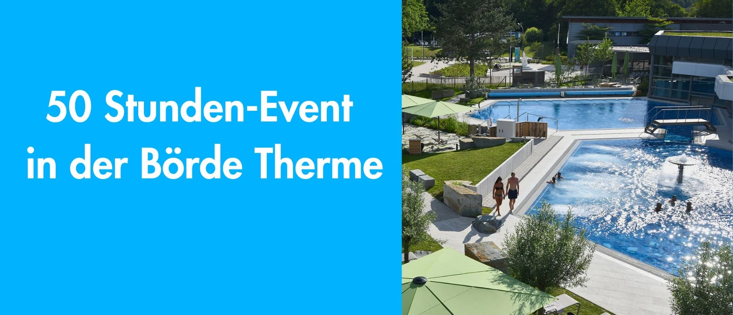 50 Stunden-Event in der Börde Therme Bad Sassenndorf