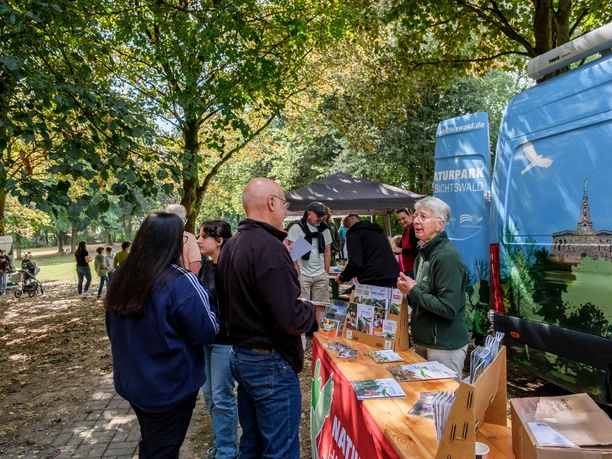 Das Naturparkmobil beim Naturparkfest