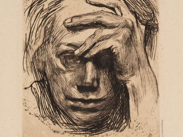 1_KSC_KST_Kollwitz_Selbstbildnis mit der Hand an der Stirn_KH254.jpg
