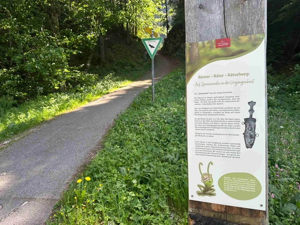 Einstieg Römer Räter Rätselweg