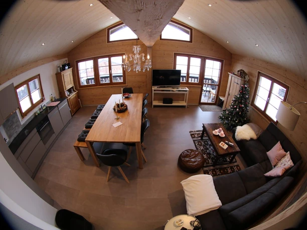 Chalet Bella Alpa Belalp Wohnküche