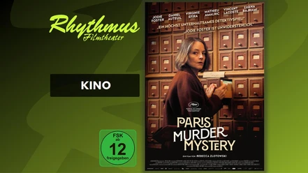 filmplakat-parismurdermystery.jpg Filmplakat Paris Murder Mystery: Frau vor Karteischrank, FSK 12.