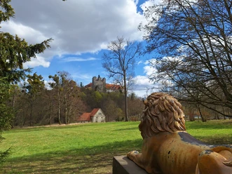 Löwe Schlosspark Ballenstedt