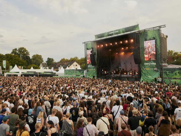 Green Juice Festival Bonn - Blick auf die Main Stage