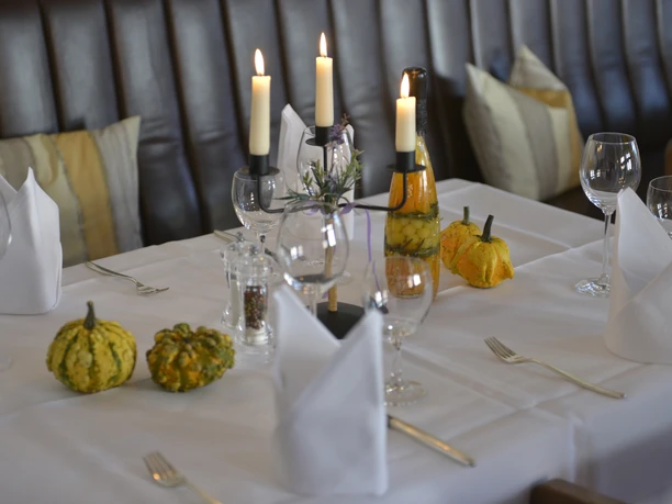 Festive table setting at the German House in Gifhorn