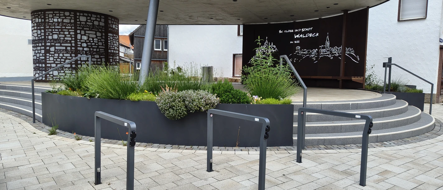 Fahrrad Ladestation Marktplatz Waldeck