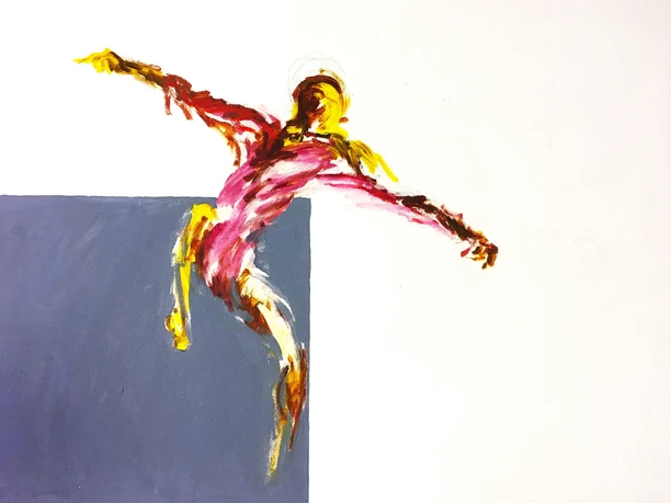 Manfred Stolz_Figur im Quadrat_1986_Acryl auf Karton_100x70 cm.jpg