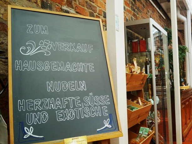 Hinweis auf hausgemachte Produkte Schlossrestaurant Zentgraf Hinweis auf hausgemachte Produkte Schlossrestaurant Zentgraf