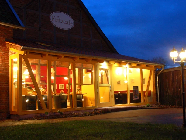 Fritzcafe bei Nacht Fritzcafé in Dalldorf bei Nacht