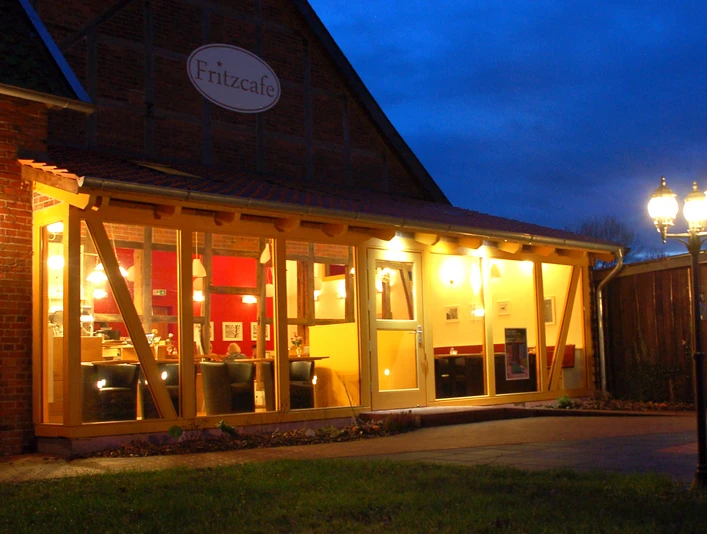 Fritzcafe bei Nacht Fritzcafé in Dalldorf bei Nacht