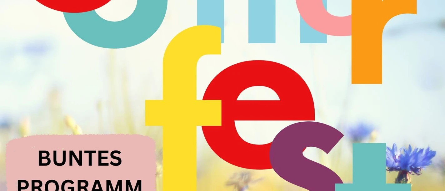 Kopie von Bunt Fröhlich Typografisch Kinderfest Welt Kinder Tag Einladung Poster (1)