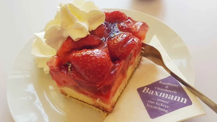 Café Baxmann Celle, Erdbeerkuchen Café Baxmann Celle, Erdbeerkuchen