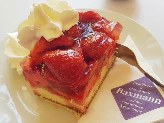 Café Baxmann Celle, Erdbeerkuchen Café Baxmann Celle, Erdbeerkuchen