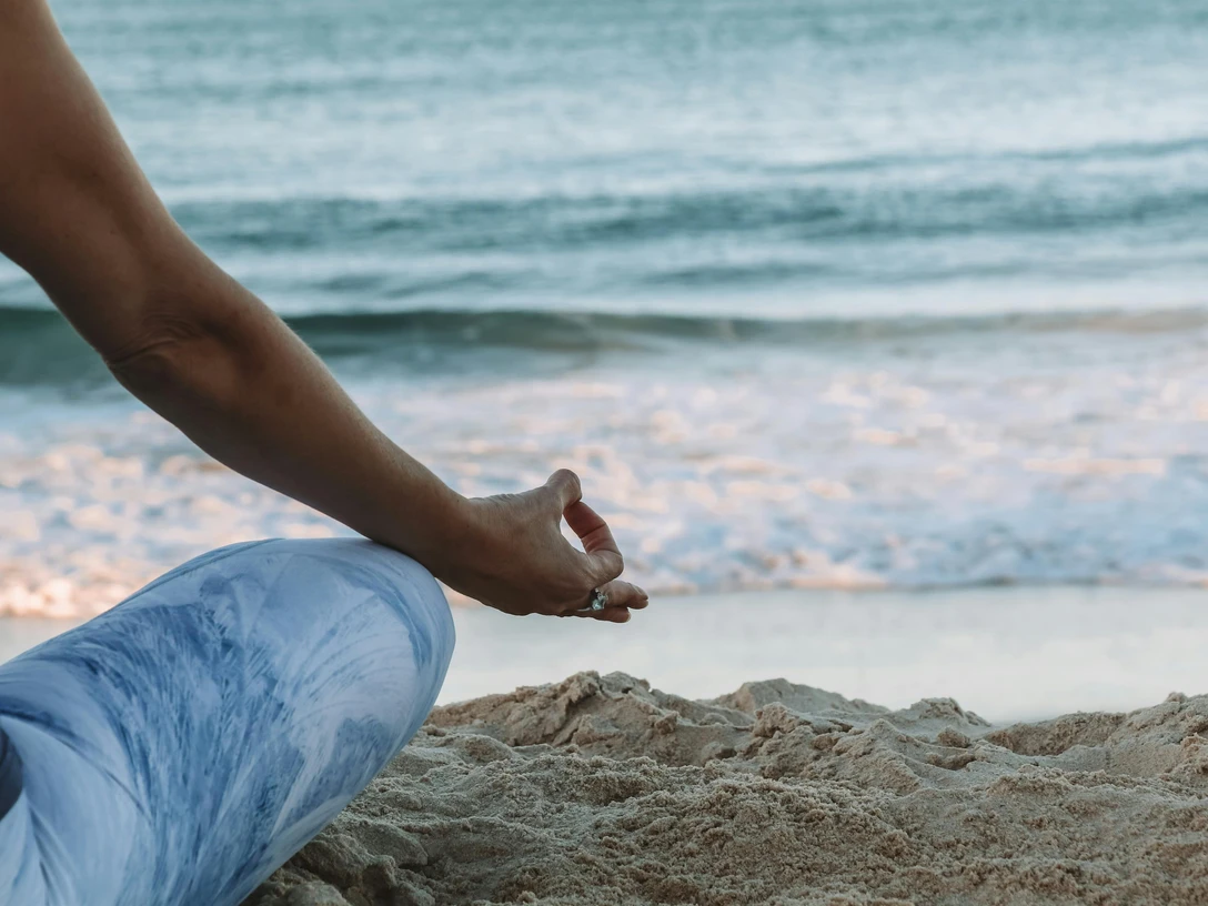 Yoga am Strand