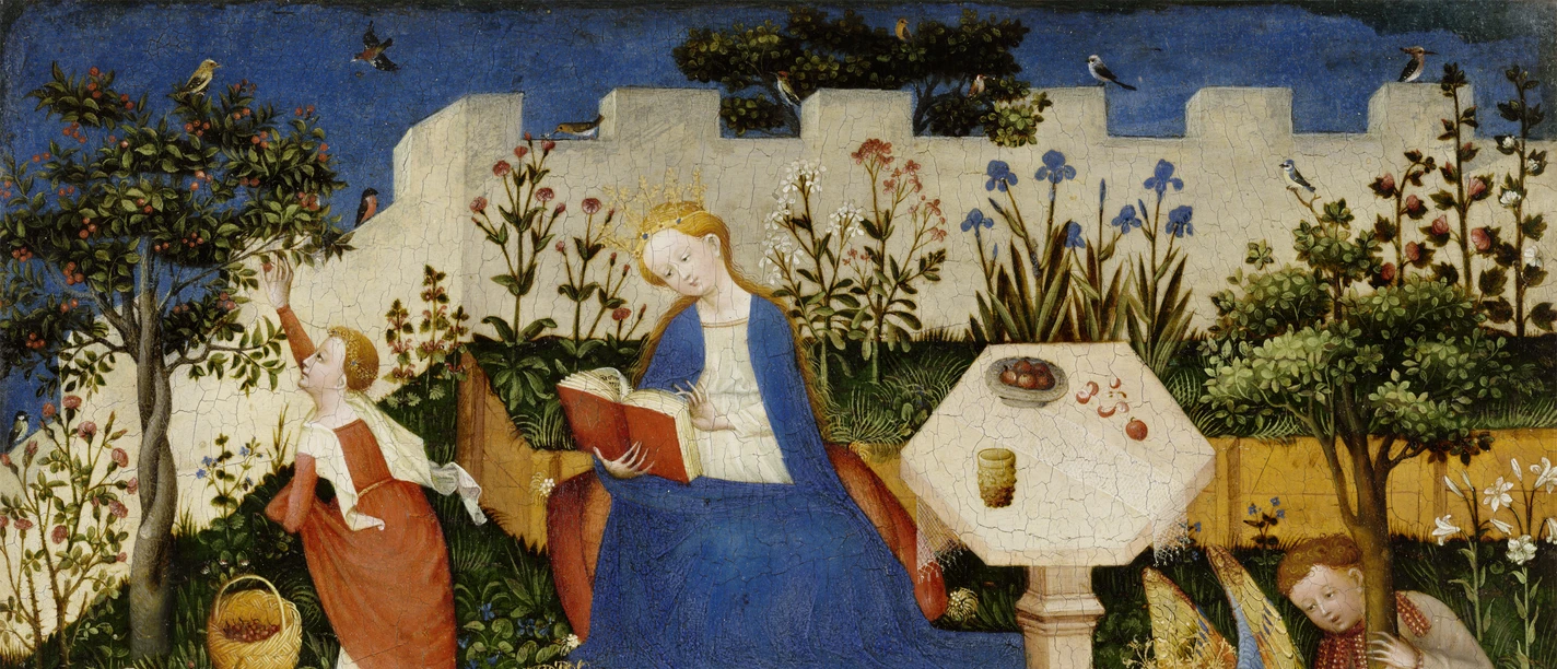 Oberrheinischer Meister um 1410/20, Das Paradiesgärtlein, ca. 1410-1420, Städel Museum, Frankfurt am Main, Dauerleihgabe des Historischen Museums Frankfurt am Main