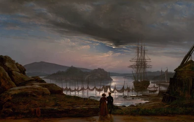 Johan n Christian Dahl - View from Vaekero near Christiania, 1827 Q - National Gallery of Arts Washington.jpg