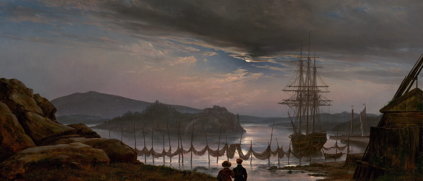 Johan n Christian Dahl - View from Vaekero near Christiania, 1827 Q - National Gallery of Arts Washington.jpg