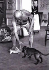 Picasso mit Lump und Hase 1957 01