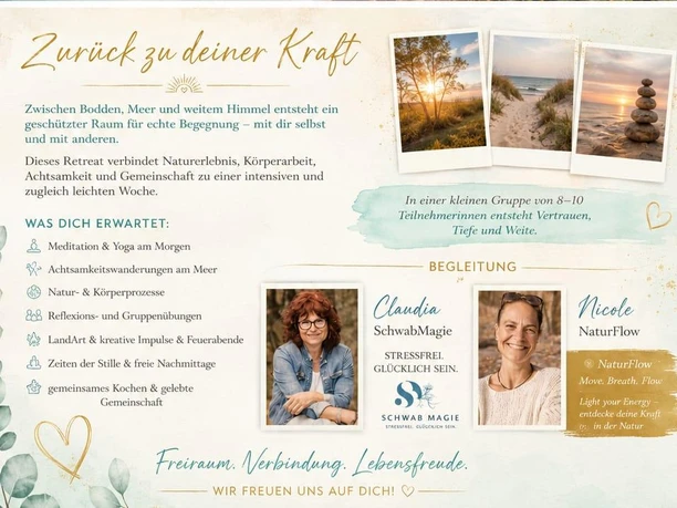 Flyer Claudia Rückseite