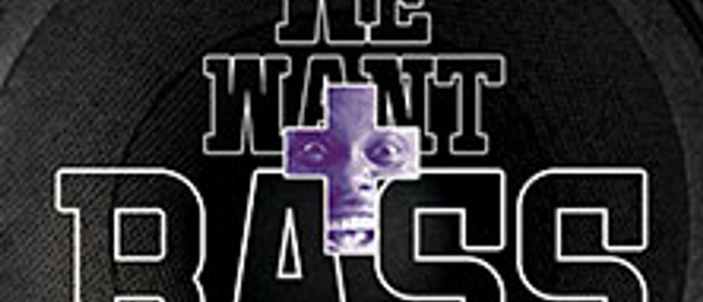 Tourplakat mit Schrift We Want Bass 2026 EU Tour und Namen Dizzee Rascal vor Lautsprecher