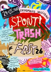 Grafik mit Programm (Sponti Trash Fest 26)