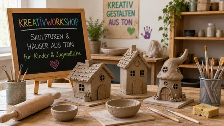 Creative workshop | sample image, AI-generated Kreativworkshop für Kinder